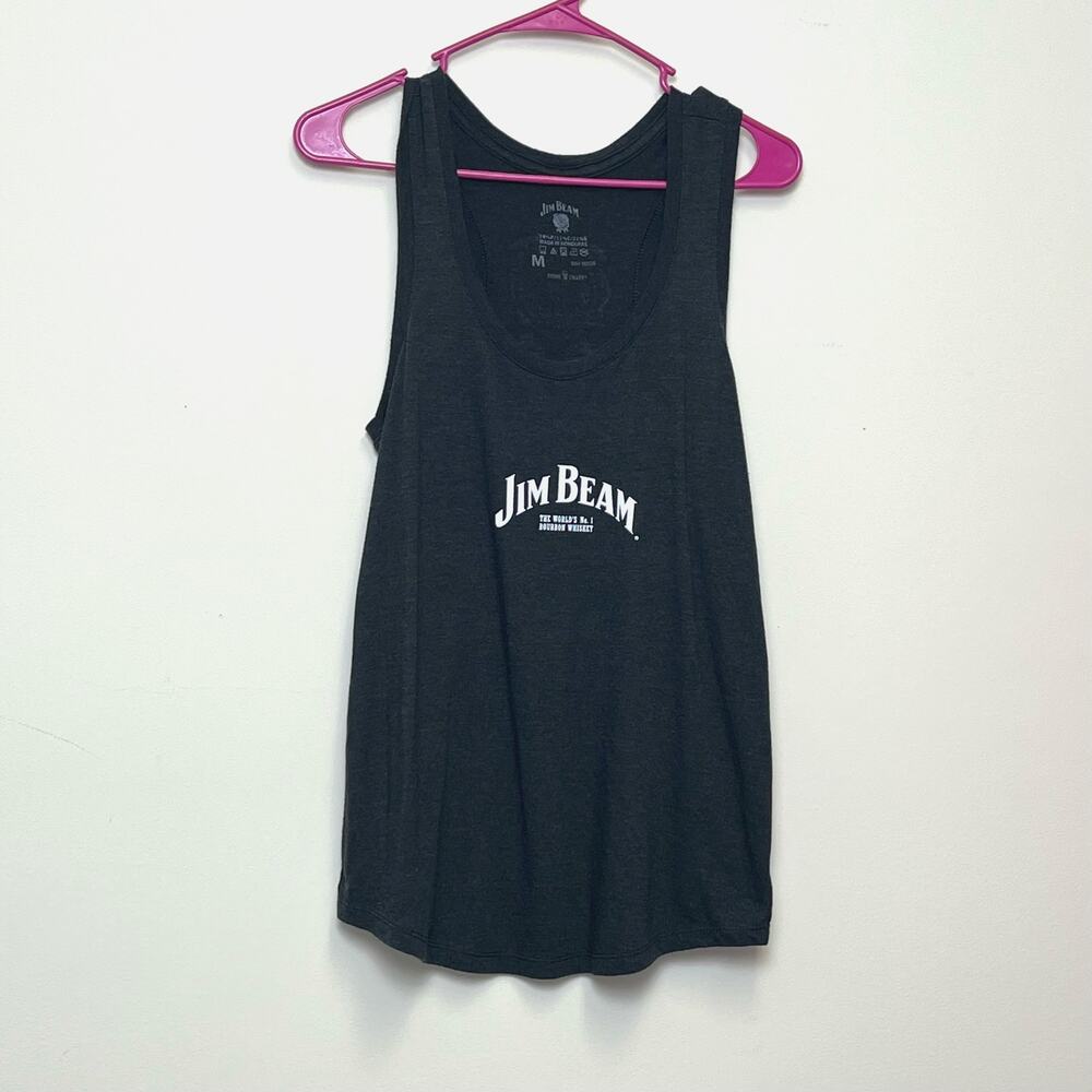 Jim Beam Logo Tank Front Back Design Top Medium
